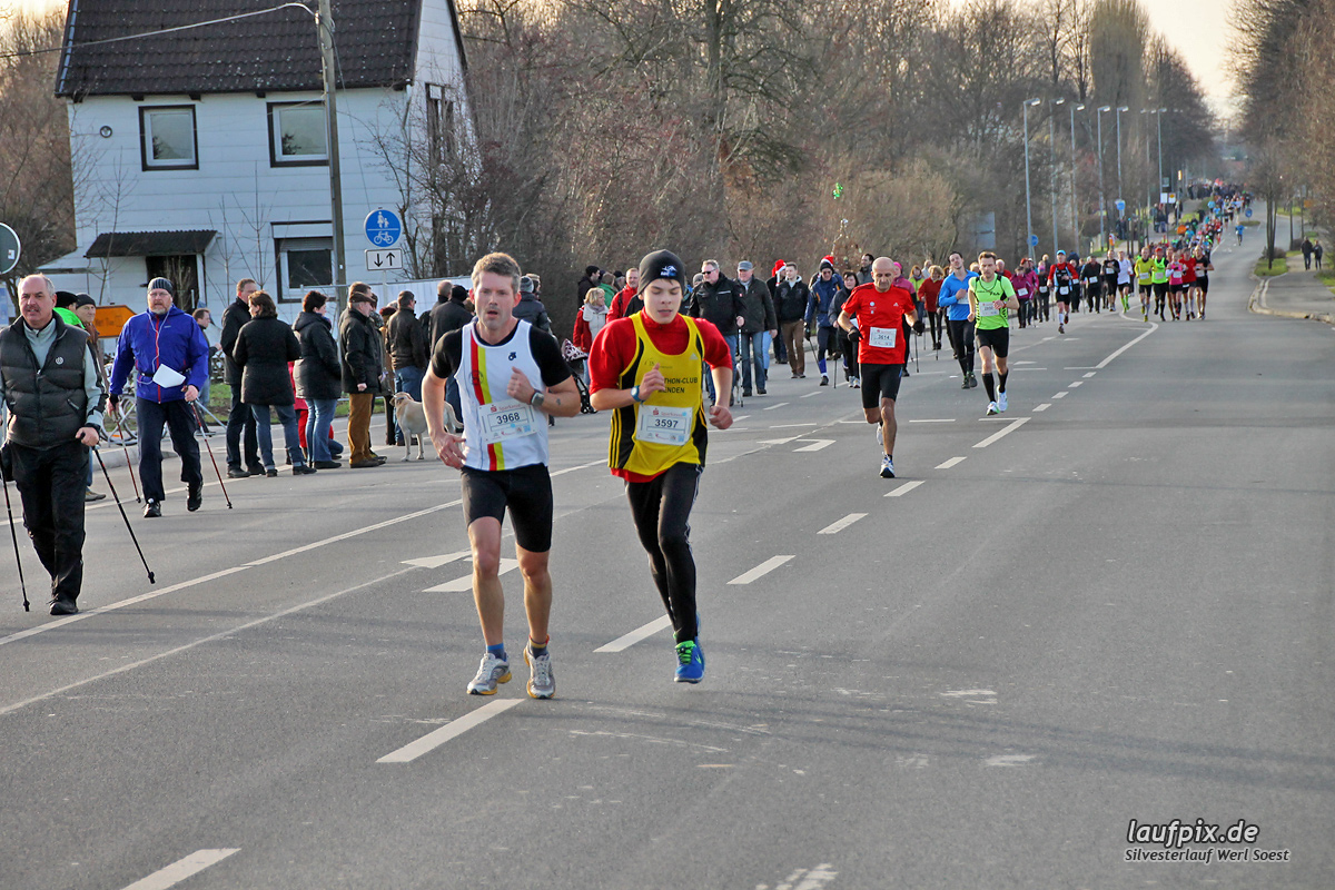 Silvesterlauf Werl Soest - Strecke 2013 - 91