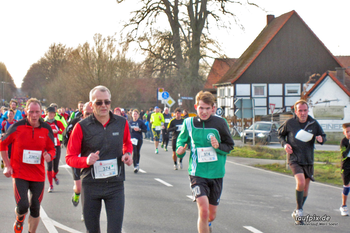 Silvesterlauf Werl Soest - Strecke 2013 - 480
